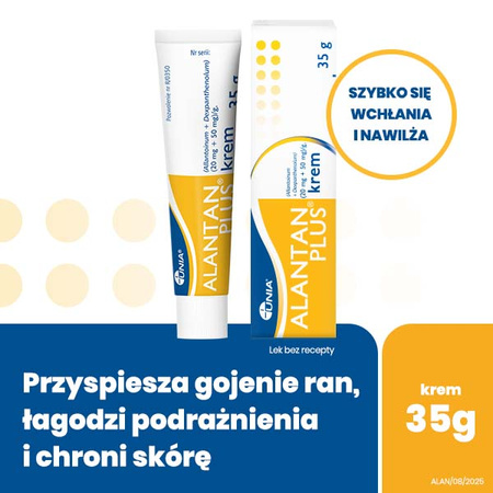 ALANTAN PLUS (20 mg + 50 mg)/g krem 35 g