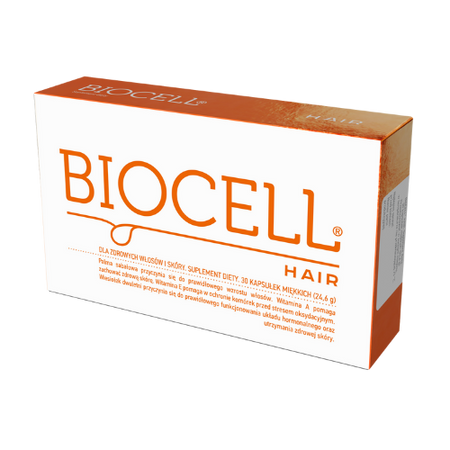 Biocell Hair kapsułki, 30 sztuk DATA WAŻNOŚCI 01.2026r.