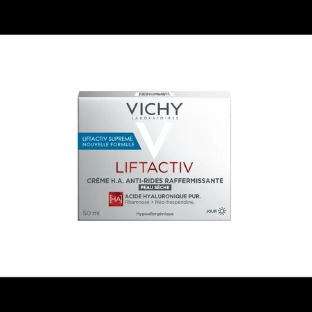 VICHY Liftactiv [HA] Krem przeciwzamarszczkowy i ujędrniający do skóry suchej , 50ml (dawny Vichy Lliftactiv Supreme) 