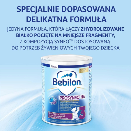Bebilon Prosyneo HA 3, mleko modyfikowane po 1. roku, 400 g