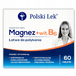 Magnez + vit. B6 , 60 tabletek Polski Lek