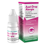 Azel-Drop Alergia, krople do oczu, roztwór (0,5 mg/ml) - 6 ml
