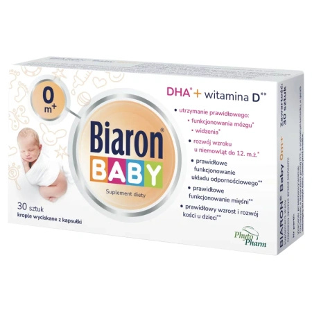 BIARON BABY 0 M+ x 30 kapsułek twist-off