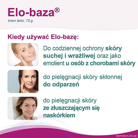 Elo-baza, krem lekki, 75g