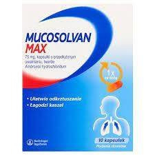 MUCOSOLVAN Max 75 mg x 10 kapsułek