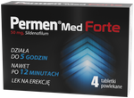 Permen Med Forte 50mg, tablektki powlekane, 4 sztuki