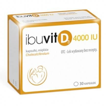 IBUVIT D3 4000 x 30 kapsułek miękkich