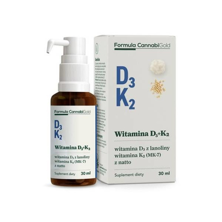 FORMUŁA CANNABIGOLD  Witamina D3+K2 olej 30ml