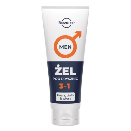 Novame MEN Żel pod prysznic dla mężczyzn 3w1 twarz-ciało-włosy, 250ml