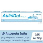 AulinDol, 30 mg/g, lek na ból przy skręceniu stawów i przy urazowym zapaleniu ścięgien, żel 50 g