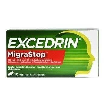 EXCEDRIN MIGRASTOP x 10 tabletek powlekanych