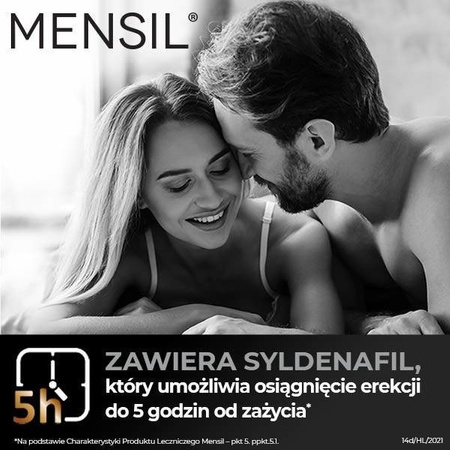 MENSIL 25 mg x 2 tabletki do rozgryzania i żucia