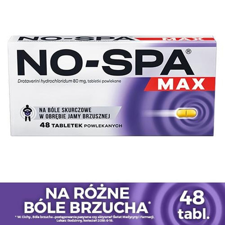 No-Spa MAX 80 mg tabletki powlekane, 48 sztuk