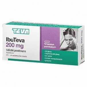 IBUTEVA Tabletki powlekane 0,2g x 12 tabletek