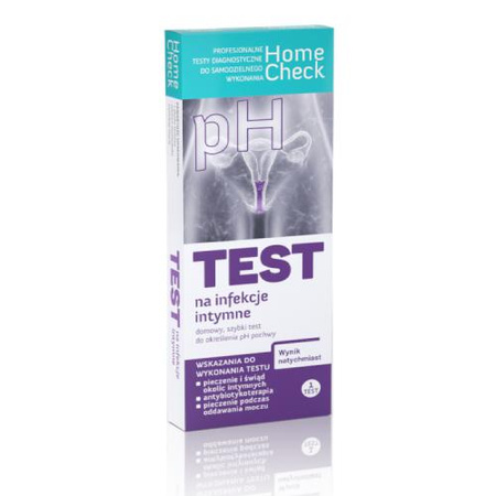 Test na infekcje intymne - określenie pH pochwy - Home Check, 1 sztuka