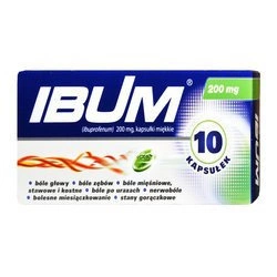 IBUM 200 mg x 10 kapsułek miękkich 