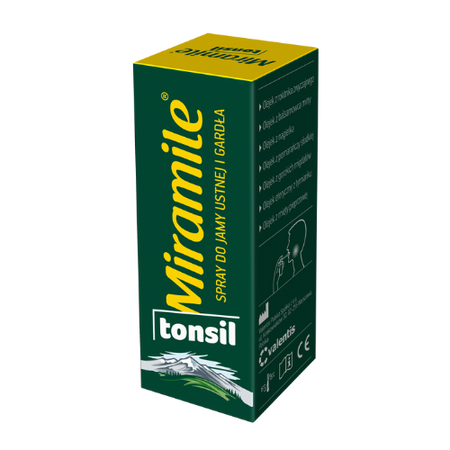 MIRAMILE TONSIL spray do jamy ustnej i gardła 30 ml