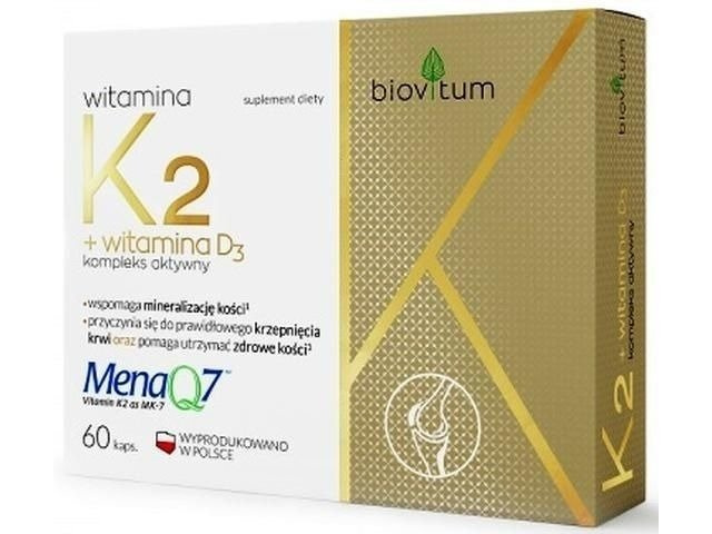 Biovitum Witamina K2 D3 X 30 Kapsułek