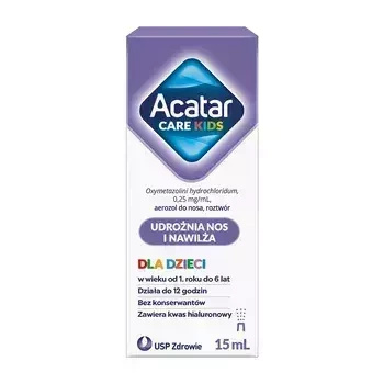 ACATAR Care Kids aerozol do nosa 0,25mg/ml 15 ml