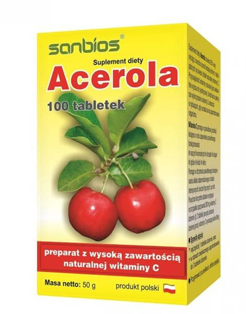 ACEROLA x 100 tabletek