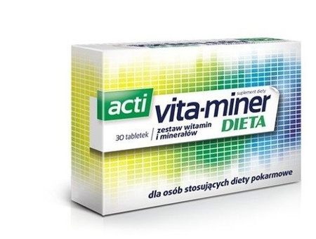 ACTI VITA-MINER DIETA x 30 tabletek drażowanych