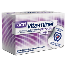 ACTI VITA-MINER PRENATAL + DHA x 30 tabletek + 30 kapsułek