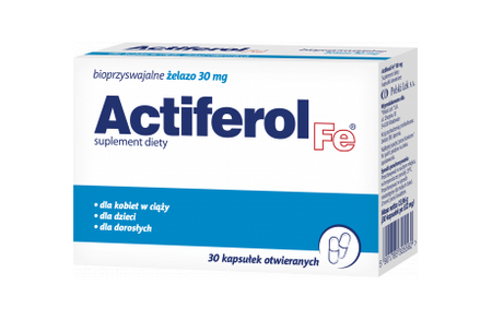 ACTIFEROL FE 30 mg x 30 kapsułek