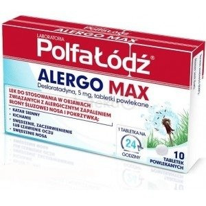ALERGO MAX 5 mg x 10 tabletek