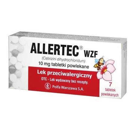 ALLERTEC WZF x 7 tabletek powlekanych