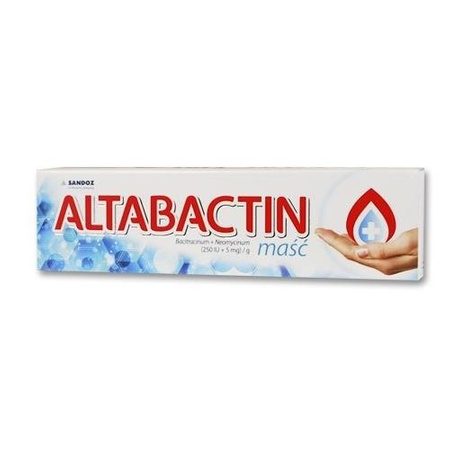 ALTABACTIN (250 j.m. + 5 mg)/g maść 20 g