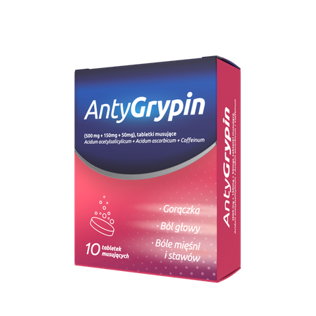 ANTYGRYPIN DZIEŃ x 10 tabletek musujących