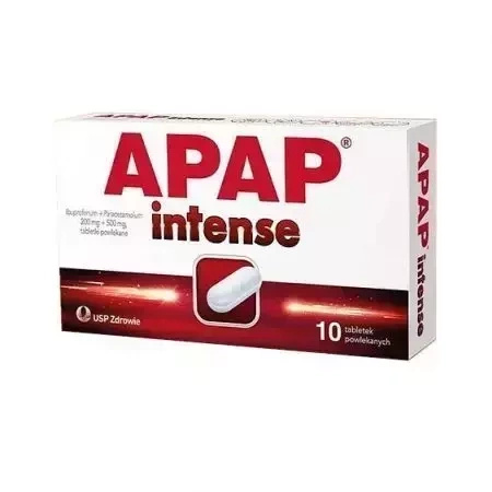 APAP Intense (200mg + 500mg) x 10 tabletek powlekanych