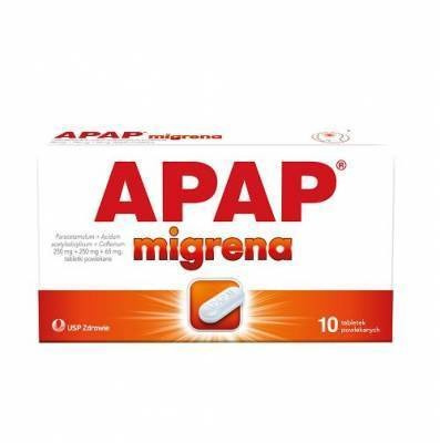 APAP Migrena x 10 tabletek