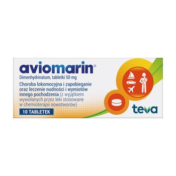 AVIOMARIN 50 mg x 10 tabletek