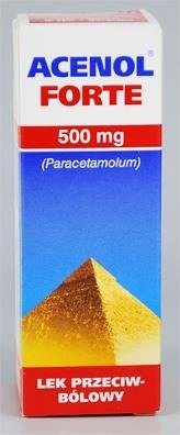 Acenol forte tabletki 0,5 g x 20 szt