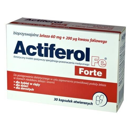 Actiferol Forte x 30 kapsułki
