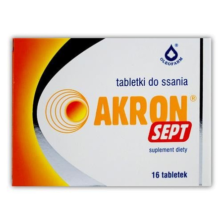 Akron Sept tabletki do ssania 2 g x 16 tabletek