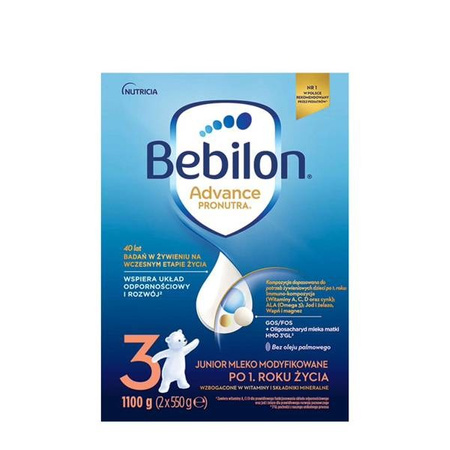 BEBILON 3 JUNIOR ADVANCE PRONUTRA x 1100 g