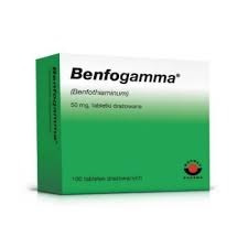 BENFOGAMMA 50 mg x 100 tabletek drażowanych