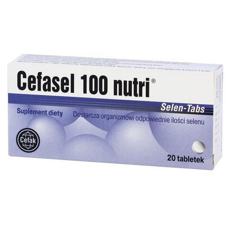 CEFASEL 100 NUTRI x 20 tabletek