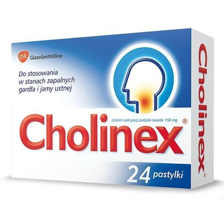 CHOLINEX 150 mg x 24 pastylki do ssania 