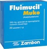 FLUIMUCIL MUKO 200 mg granulat x 20 saszetek