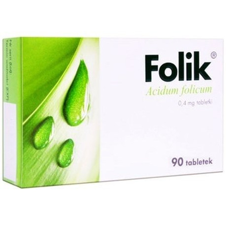 FOLIK 0,4 mg x 90 tabletek