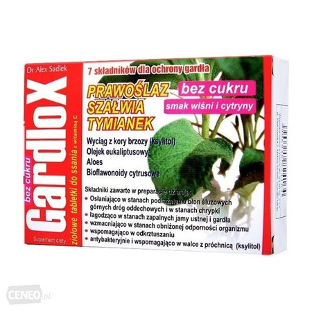 GARDLOX ziołowy x 16 tabletek do ssania