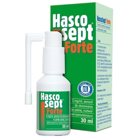 HASCOSEPT FORTE 3 mg/g aerozol 30 ml