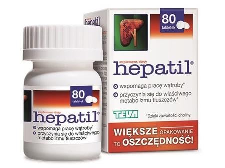 HEPATIL x 80 tabletek