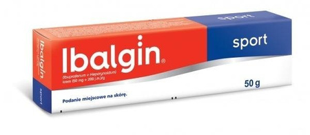 IBALGIN SPORT (50 mg + 200 j.m.)/g krem 50 g