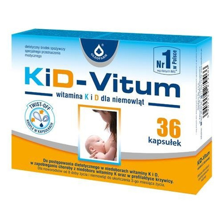 KiD-VITUM Witamina K i D x 36 kapsułek