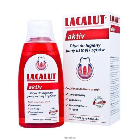 LACALUT ACTIV płyn do płukania jamy ustnej 300ml