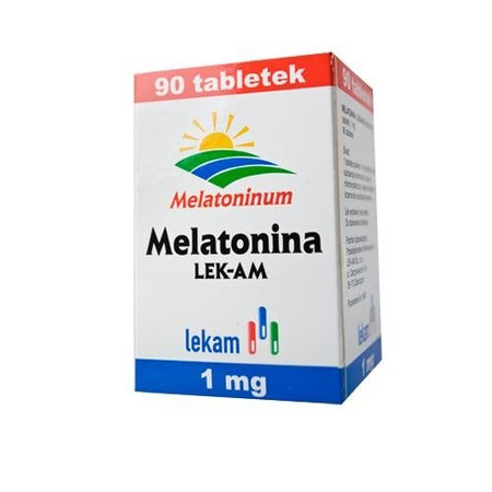 MELATONINA LEK-AM 1 mg x 90 tabletek